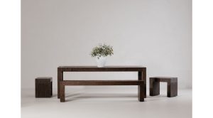 Evander Dining Table-Rustic Brown (1)