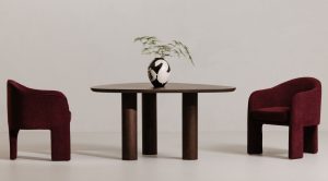 Finley Dining Table-Smoked