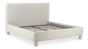 Ichigo Queen Bed- Light Grey