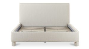 Ichigo Queen Bed- Light Grey