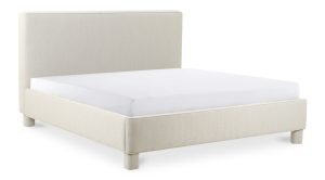 Ichigo Queen Bed- Light Grey