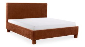 Ichigo Queen Bed- Deep Orange