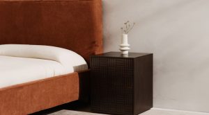 Ichigo Queen Bed- Deep Orange