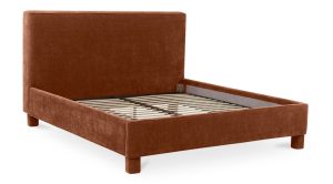 Ichigo Queen Bed- Deep Orange