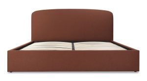 JOAN QUEEN STORAGE BED- RUST