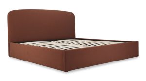 JOAN QUEEN STORAGE BED- RUST