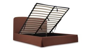 JOAN QUEEN STORAGE BED- RUST