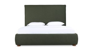 LUZON KING BED TALL HEADBOARD- DEEP FOREST