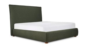 LUZON KING BED TALL HEADBOARD- DEEP FOREST