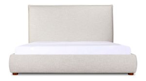 LUZON KING BED TALL HEADBOARD- LIGHT GREY (12)