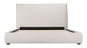 LUZON KING BED TALL HEADBOARD- LIGHT GREY (2)