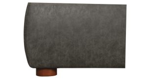 LUZON KING BED TALL HEADBOARD SLATE VEGAN LEATHER (13)