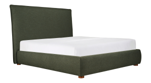 LUZON QUEEN BED TALL HEADBOARD- DEEP FOREST