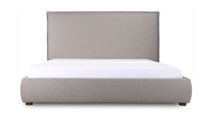 LUZON QUEEN BED TALL HEADBOARD- GREYSTONE (1)