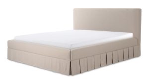 MAREN KING BED- BEIGE