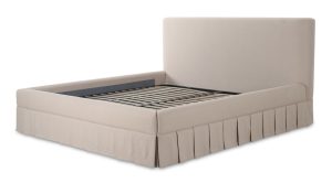 MAREN KING BED- BEIGE