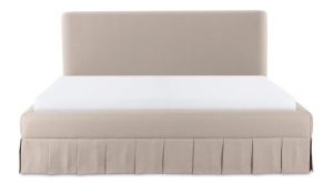 MAREN KING BED- BEIGE