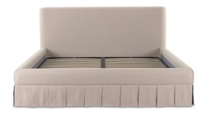 MAREN QUEEN BED- BEIGE