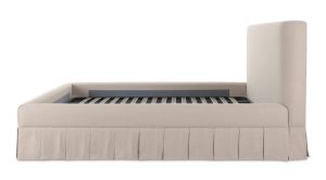 MAREN QUEEN BED- BEIGE