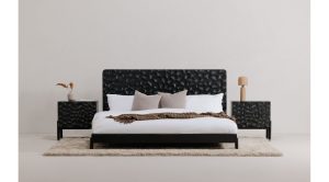 MISAKI KING BED- BLACK