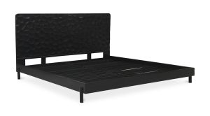 MISAKI KING BED- BLACK