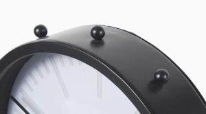 Marian Round Table Clock Black