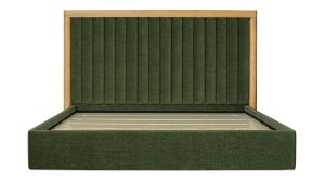 NINA KING BED- FOREST GREEN