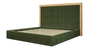 NINA KING BED- FOREST GREEN