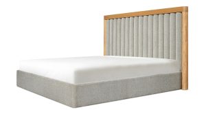 NINA KING BED- GREY