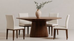 Otago Oval Dining Table-Brown (2)