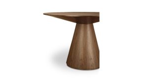 Otago Round Dining Table-Brown