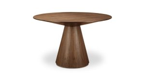 Otago Round Dining Table-Brown