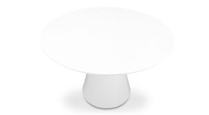 Otago Round Dining Table-White