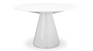 Otago Round Dining Table-White