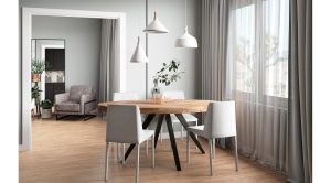 Parq Oval Dining Table- Amber