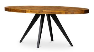 PARQ OVAL DINING TABLE AMBER (8)