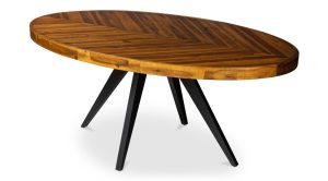 PARQ OVAL DINING TABLE AMBER (9)