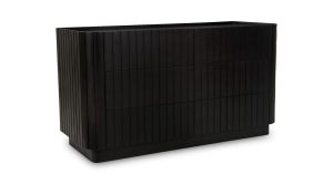 POVERA 6 DRAWER DRESSER-BLACK