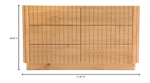 POVERA 6 DRAWER DRESSER-OAK (11)