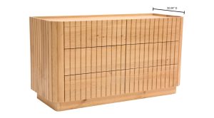 POVERA 6 DRAWER DRESSER-OAK (12)