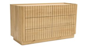 POVERA 6 DRAWER DRESSER-OAK (5)