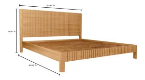 POVERA BED KING- OAK