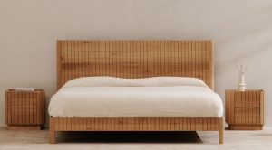 POVERA BED KING- OAK