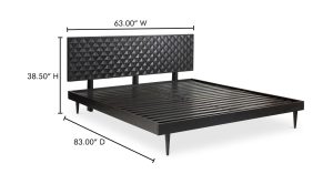 Pablo Queen Bed- Black