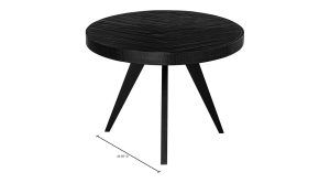 Parq Oval Dining Table- Black (12)