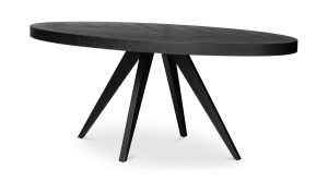 Parq Oval Dining Table- Black (3)