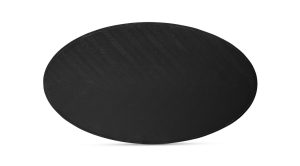 Parq Oval Dining Table- Black