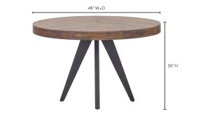 Parq Round Dining Table- Amber (9)