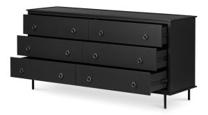 REAGAN 6 DRAWER DRESSER-BLACK (3)