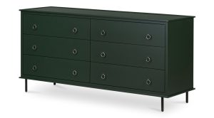 REAGAN 6 DRAWER DRESSER-DEEP GREEN (1)